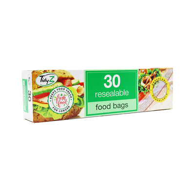 Resealable Food Bags 30PK