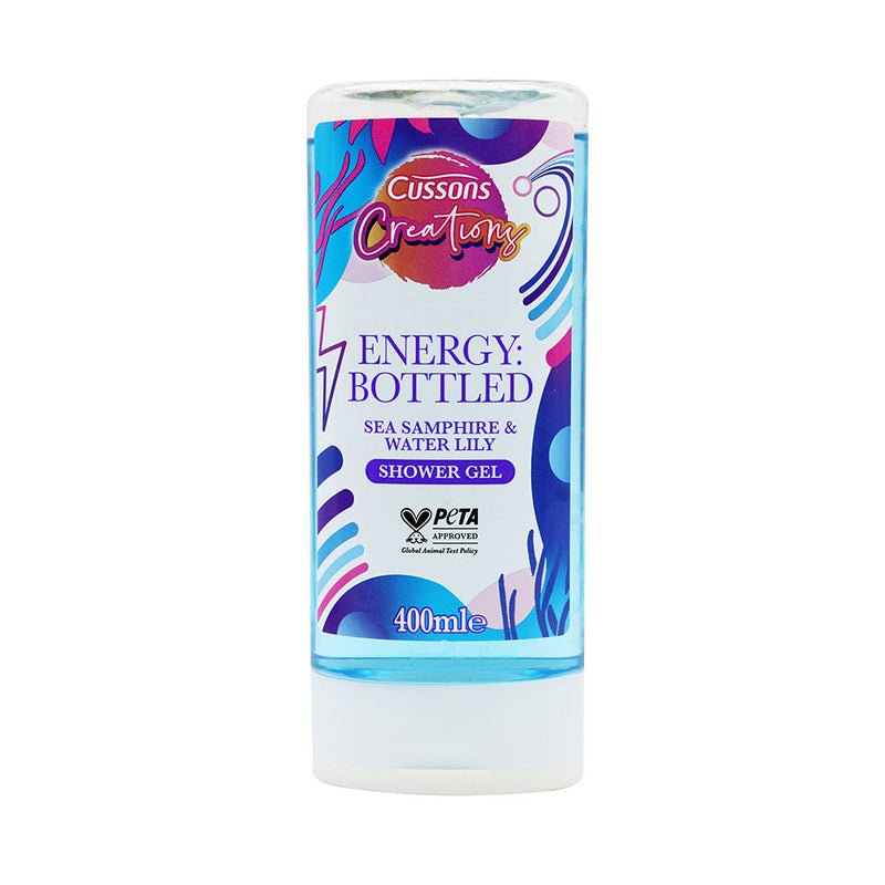 Cussons Creations Shower Gel Energy Sea Samphire & Waterlily 400ML