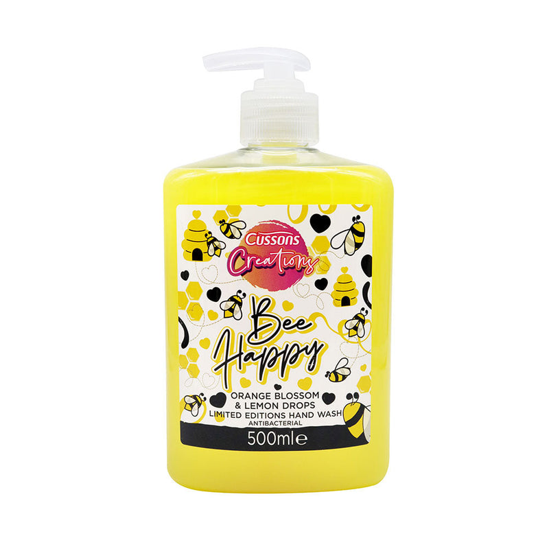 Cussons Bee Happy Hand Wash Orange Blossom & Lemon Drops 500ML
