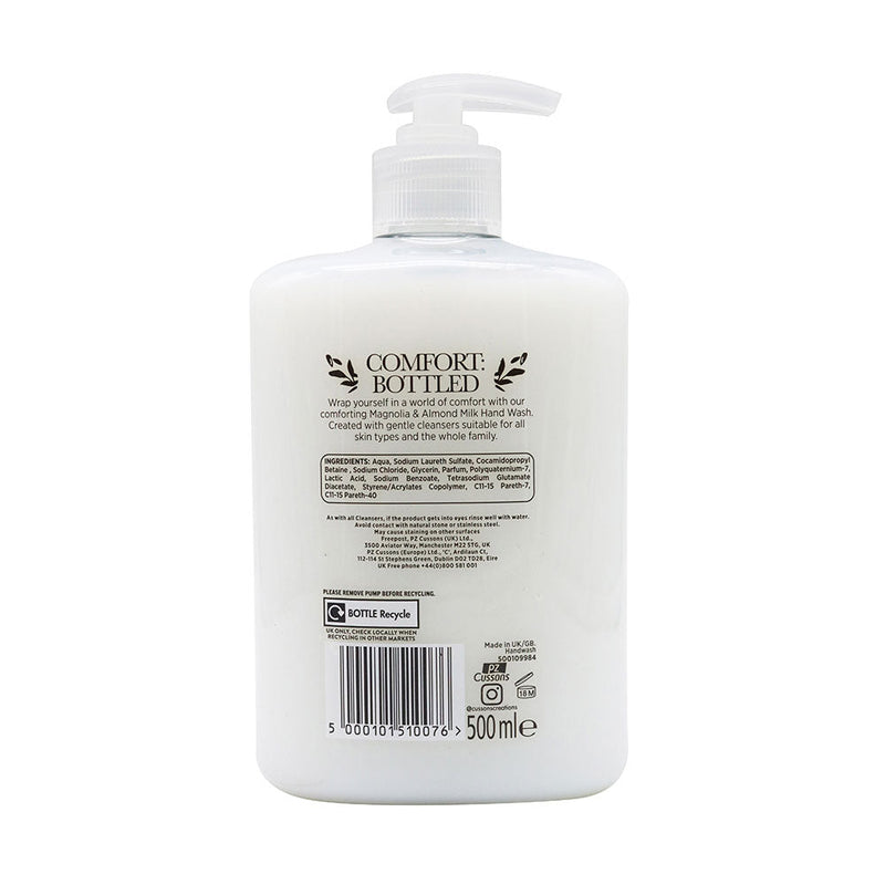 Cussons Comfort Bottled Hand Wash Magnolia & Almond Milk 500ML