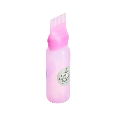 Hair Dye Bottle Dispenser With Comb Applicator 6oz