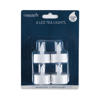 Candle LED Tealight 4PK