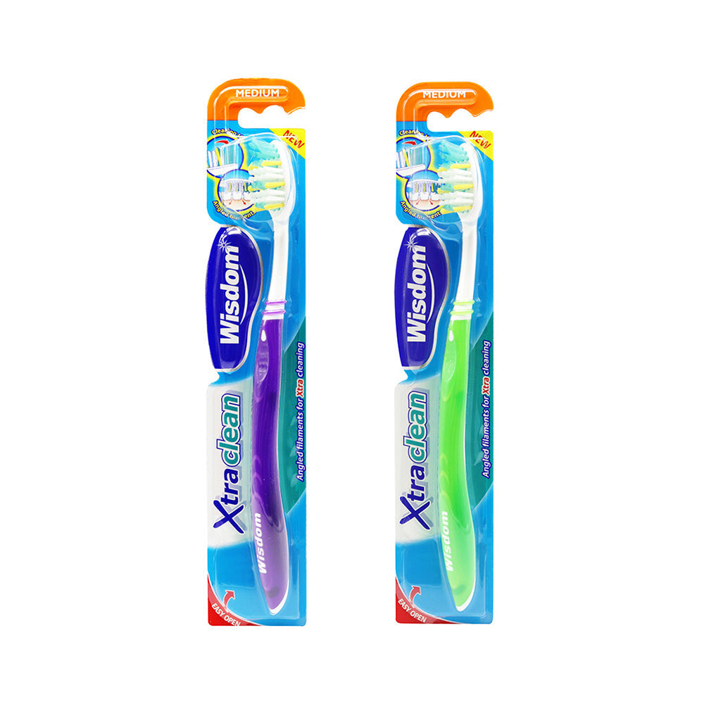 Wisdom Xtra Clean Toothbrush Medium Precision Oral Care – Selected Finds