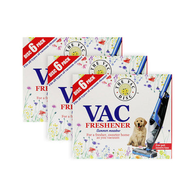Vac Freshener for Pet Lovers Summer Meadow Pack of 6