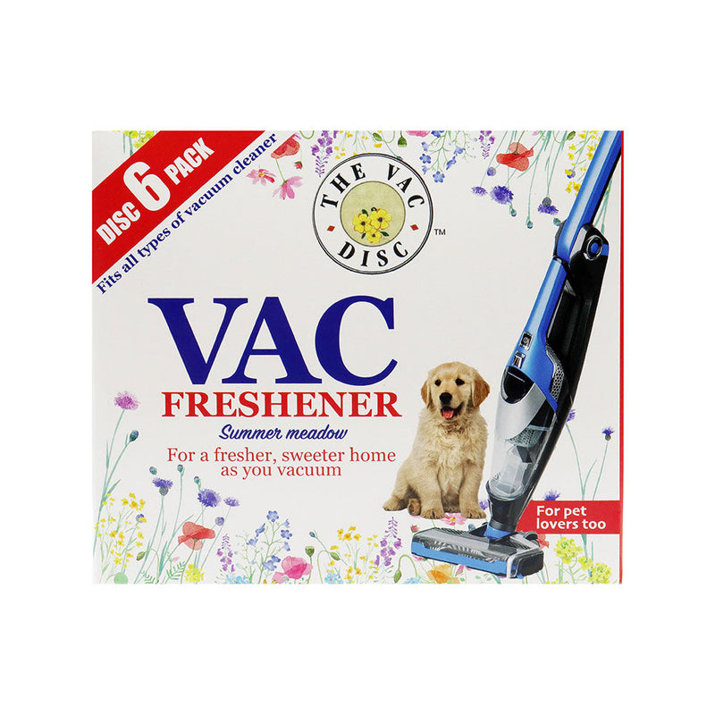 Vac Freshener for Pet Lovers Summer Meadow Pack of 6