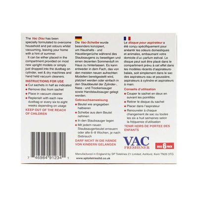 Vac Freshener for Pet Lovers Summer Meadow Pack of 6