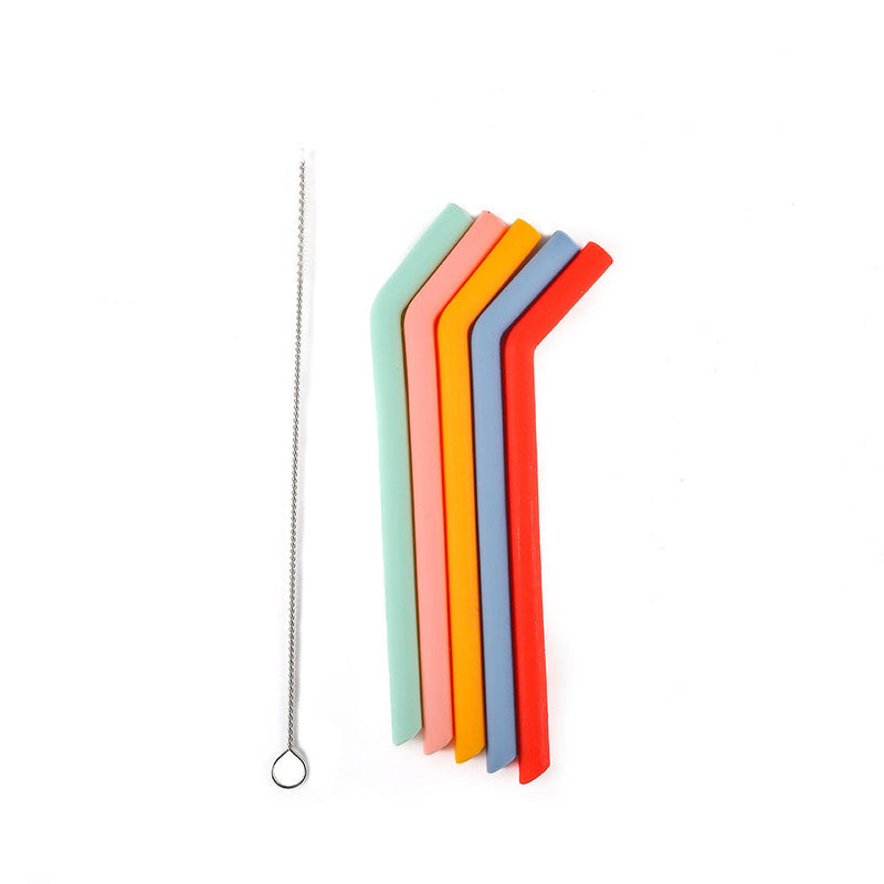 Silicone Straw 5PK