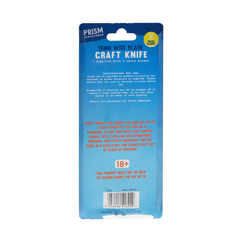 Craft Knife+5 Blades 18MM