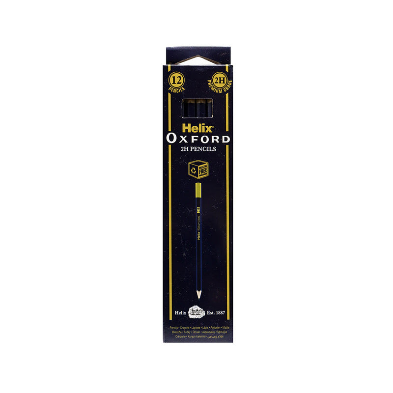 Helix Oxford 2H Grade Graphite Pencils 12PK