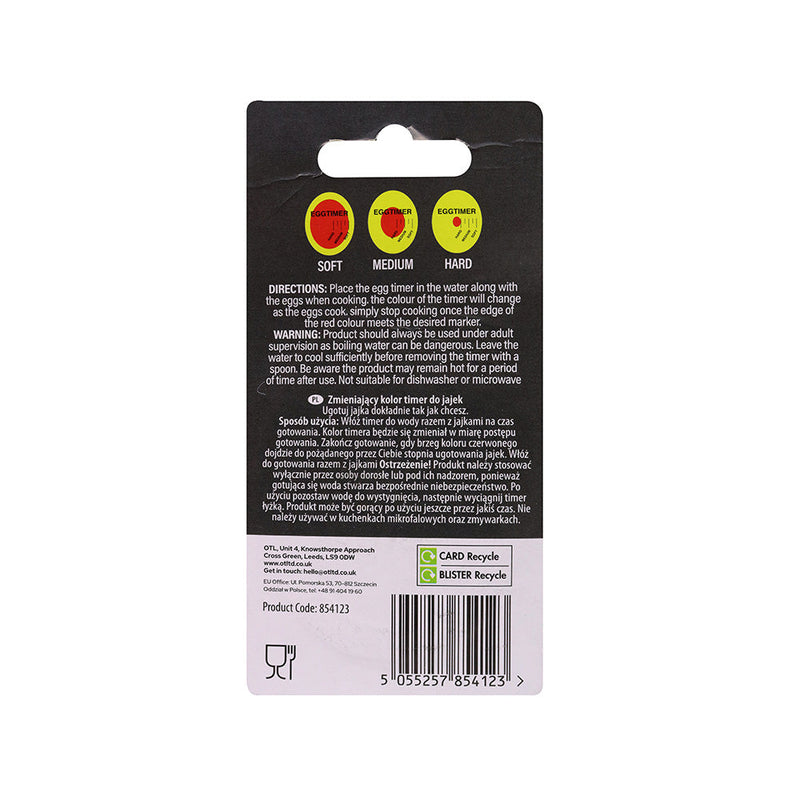 Colour Changing Egg Timer 1Pack