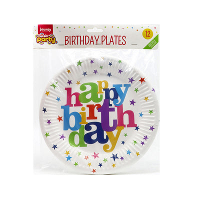 Birthday Plates 12PK