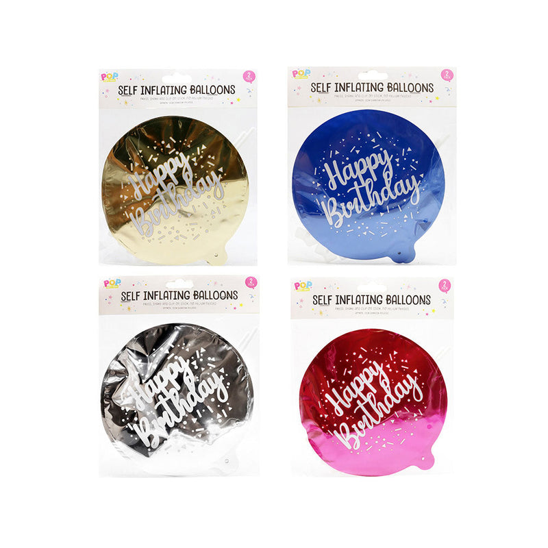 Birthday Self-Inflating Balloon 2Pack