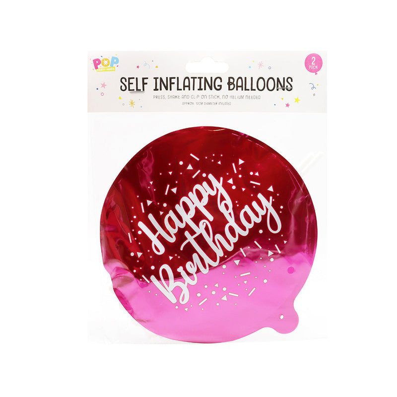 Birthday Self-Inflating Balloon 2Pack