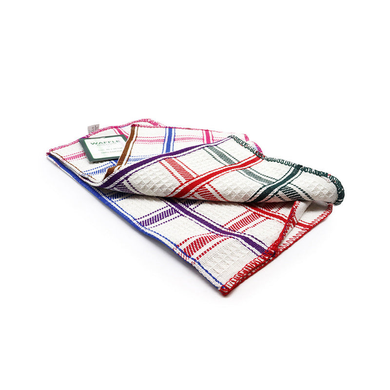 100% Cotton Waffle Dish Cloth 35CM x 35CM 3Pack