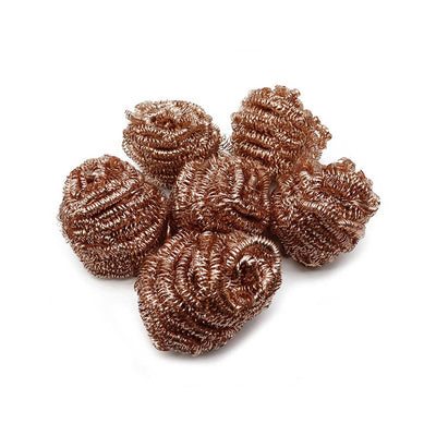 Copper Spiral Scourer 6Pack