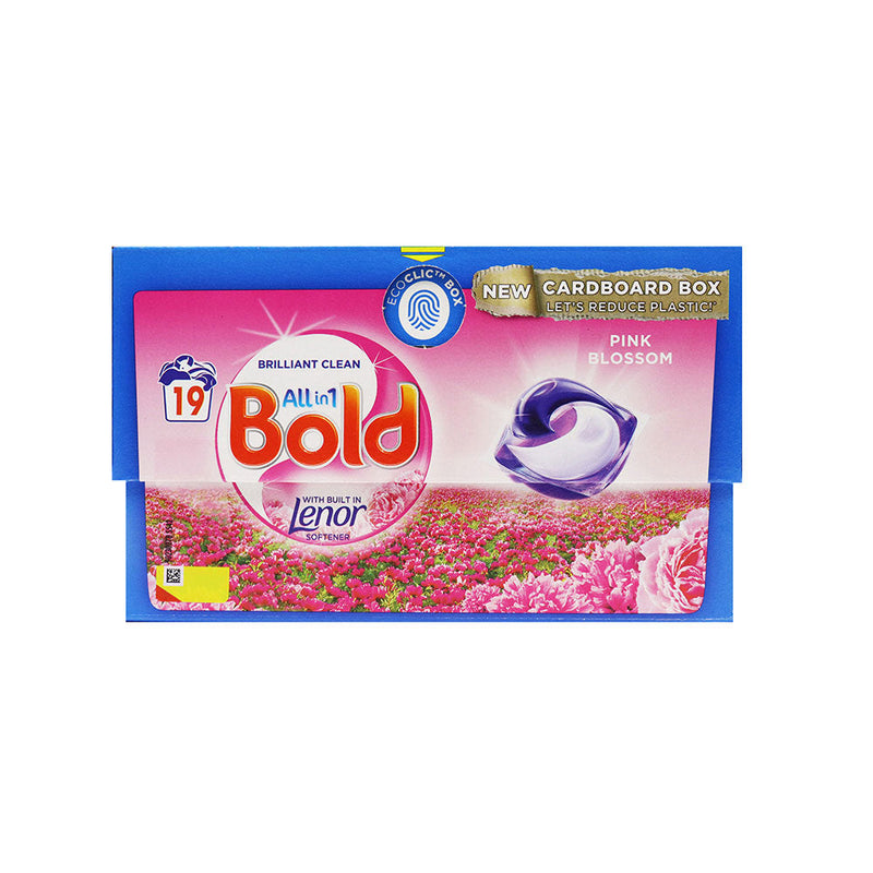 Bold Allin1 Washing Pods Pink Blossom 19 Washes