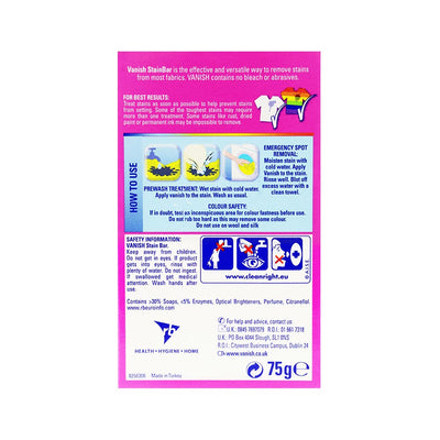 Vanish Fabric Stain Remover Bar Pink