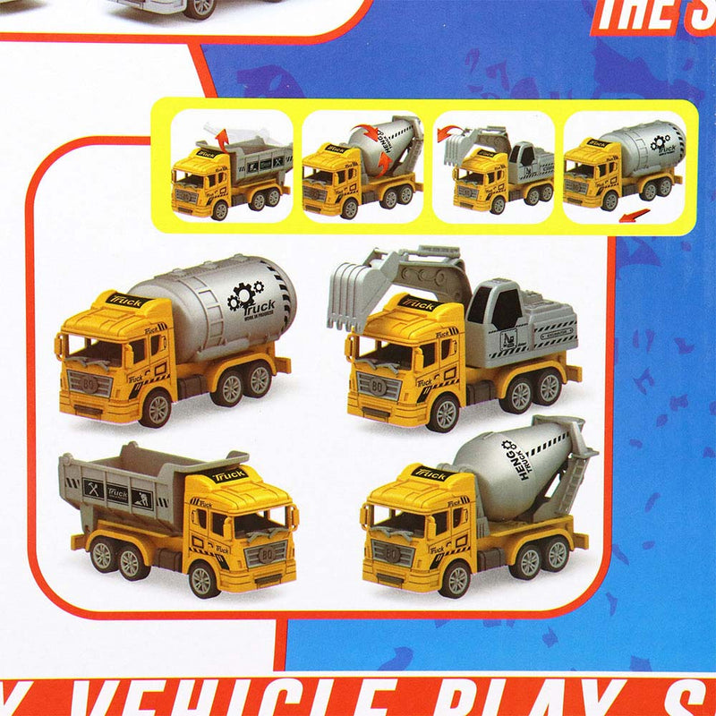 City Vehicle Play Set Pullback Action