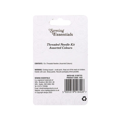 Sewing Threaded Needle Kit 10PK