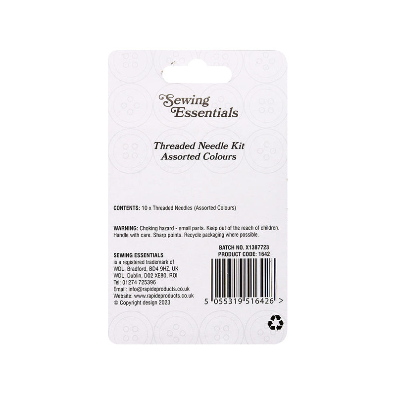Sewing Threaded Needle Kit 10PK