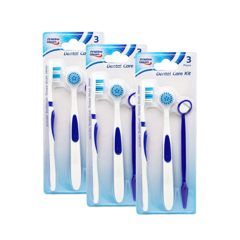 Pristine Gleam Dental Care Kit 3PC