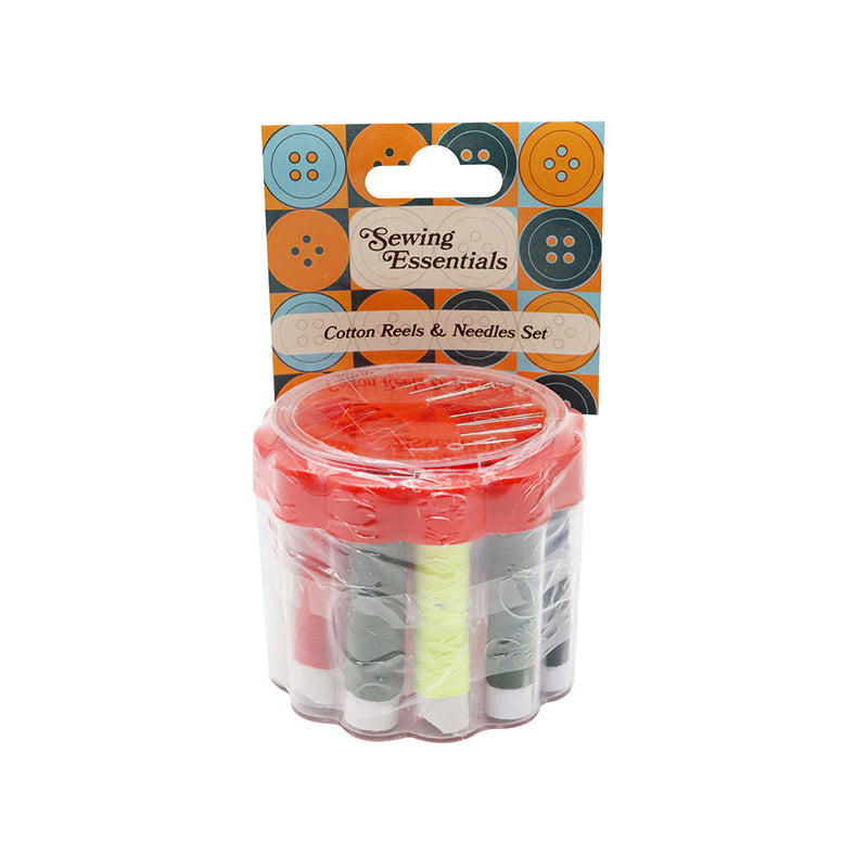 Cotton Reels & Needles Set 32PC