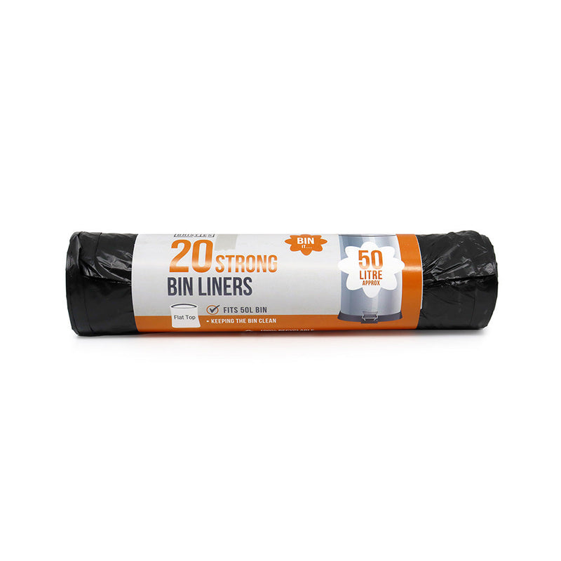Black Bin Liners 50L 20S