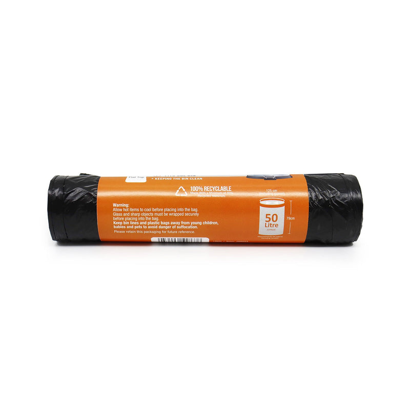 Black Bin Liners 50L 20S