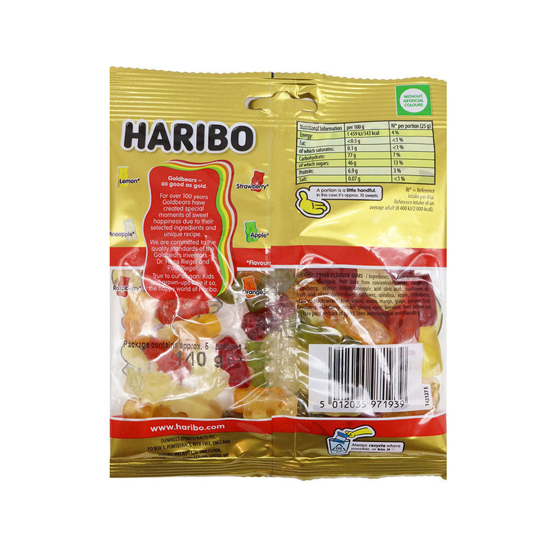 Haribo Goldbears Jelly Sweets 140g x 3Pack