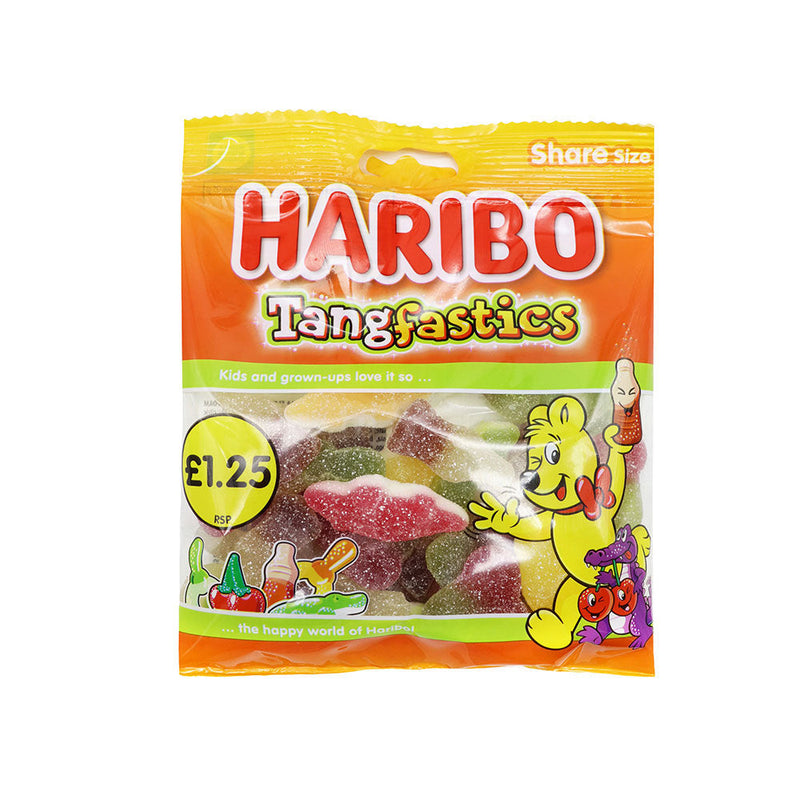 Haribo Tangfastics Sour Sweets Bag 140g x3Pack