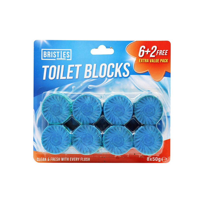 Toilet Blue Blocks 8Pack