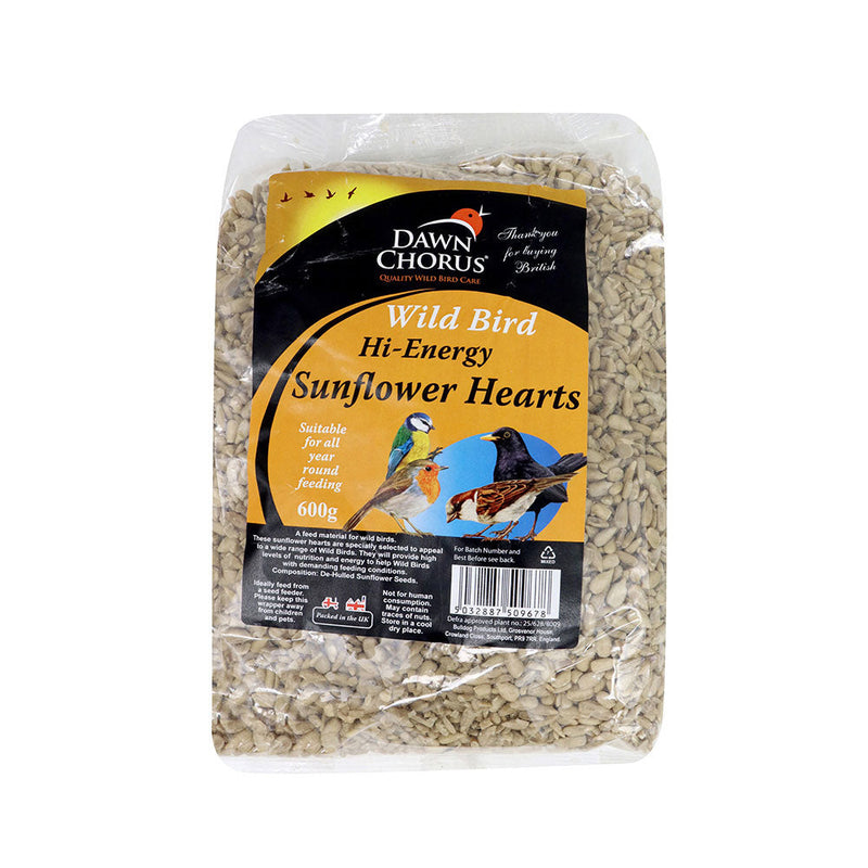 Dawn Chorus Sunflower Hearts Bird Seed 600g