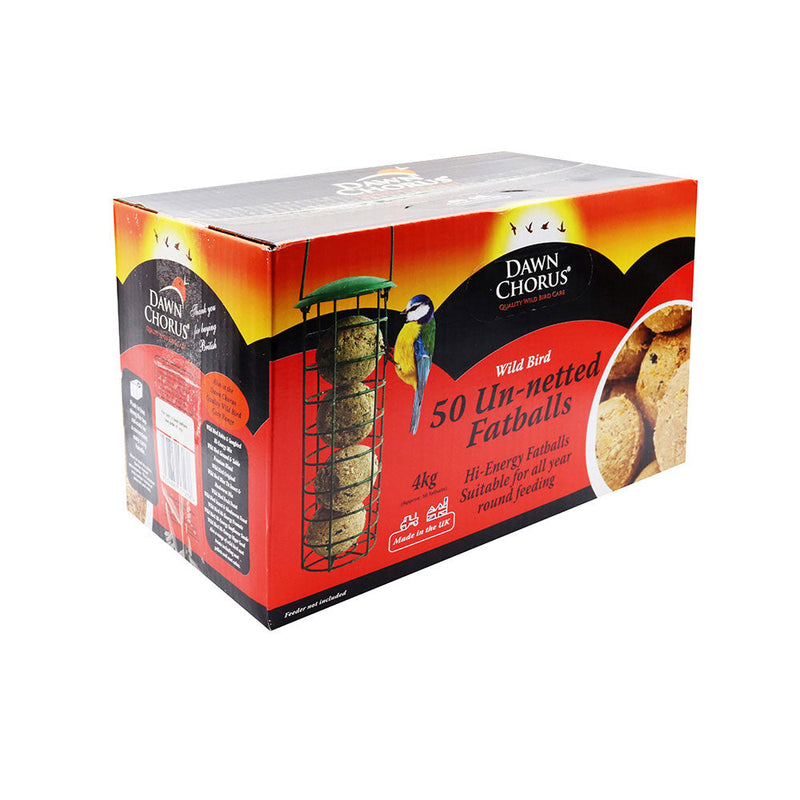 Un-Netted Fat Balls For Wild Birds 50 Refill Box