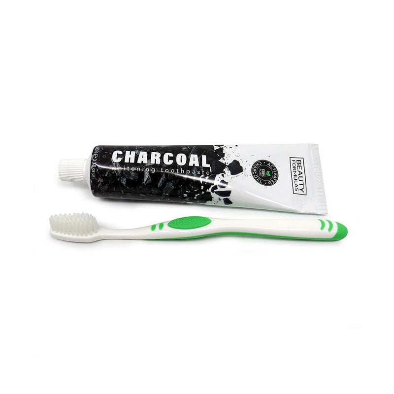 Charcoal Whitening Toothpaste 100ML + Brush Promo Pack