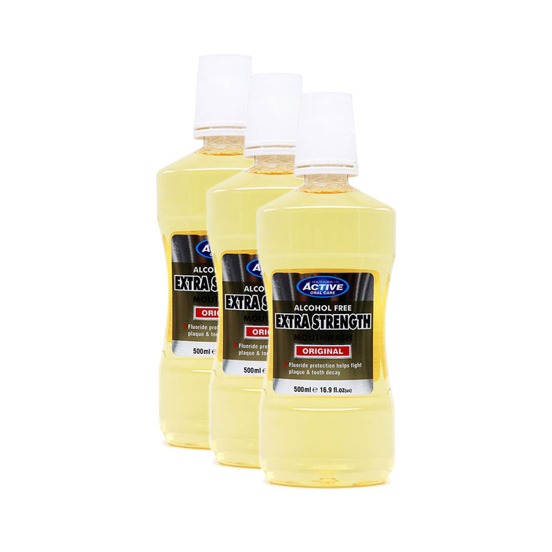 Active Extra Strength Mouthwash Original 500ML