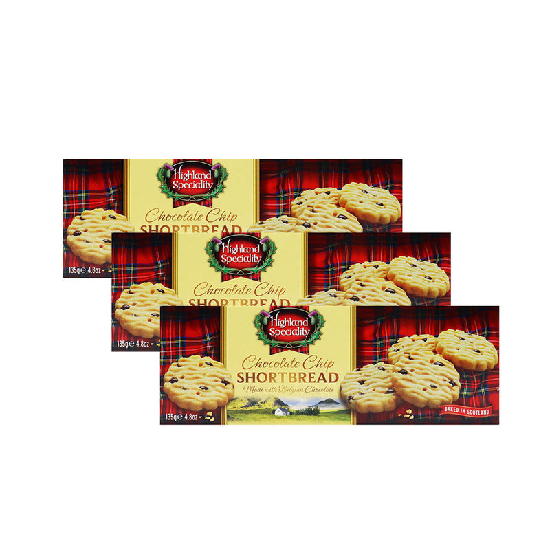 Highland Speciality Chocolate Chip Shortbread 135g