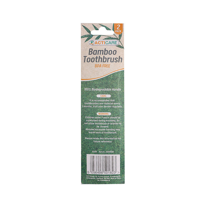 Bamboo Toothbrush 2PK