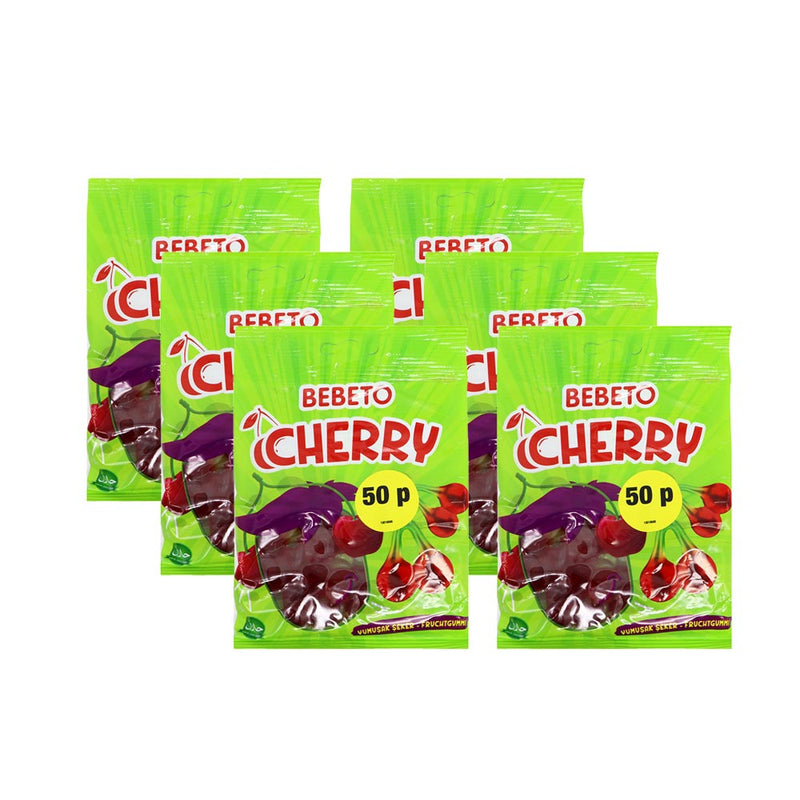 Bebeto Cherry Jelly Gum 70g x 6Pack