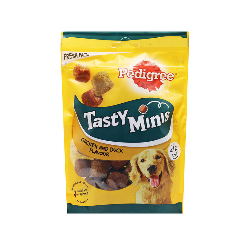Pedigree Tasty Minis Chewy Slices Chicken & Duck 130g x 2Pack