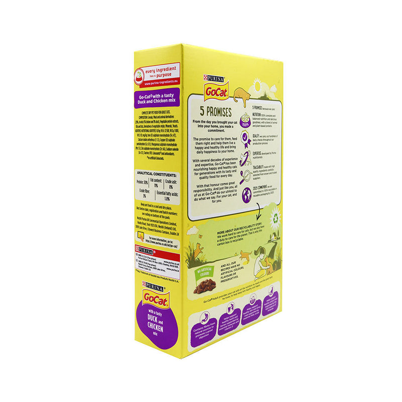 Go-Cat Chicken & Duck Mix Dry Cat Food 750g