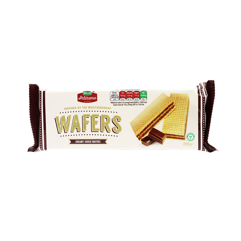 Bello Artizano Creme Choco Wafers 100g x 6Pack