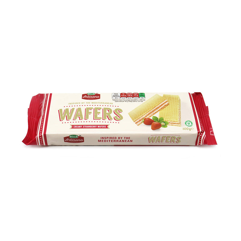Bello Artizano Creme Strawberry Wafers 100g x 3Pack