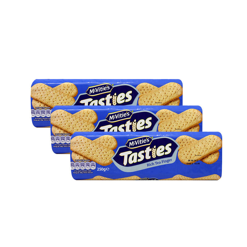 McVities Tasties Fingers Biscuits 250g x 3Pack