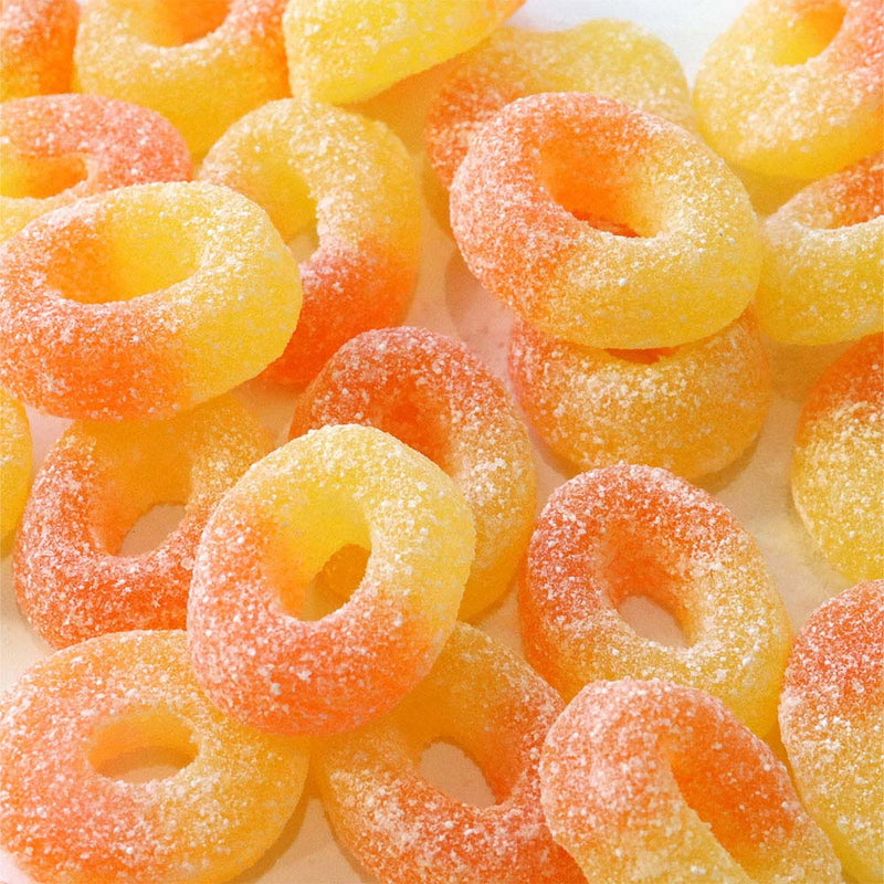 Candy Realms Peach Rings Bag 190g x 3Pack