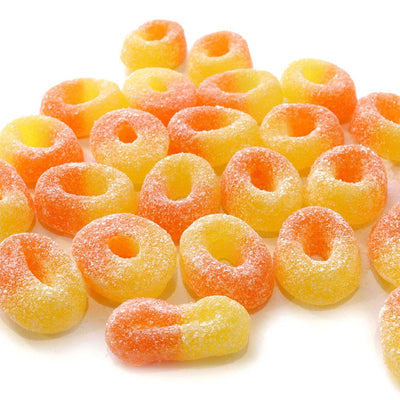 Candy Realms Peach Rings Bag 190g x 3Pack