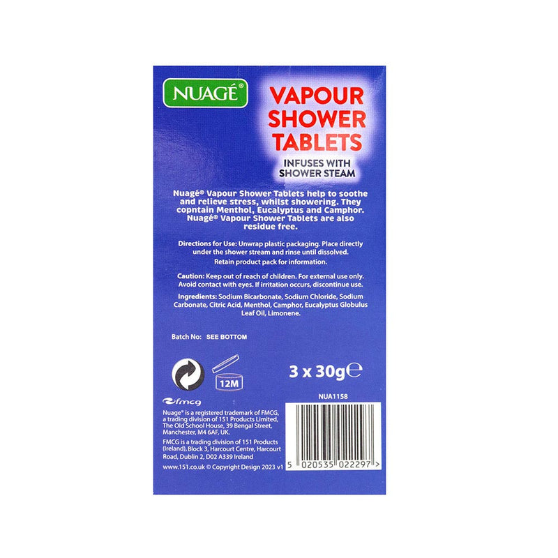 Nuage Vaporizing Breathe Easy Shower Tablets 3PK