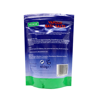Nuage Vapour Bath Salts 450g