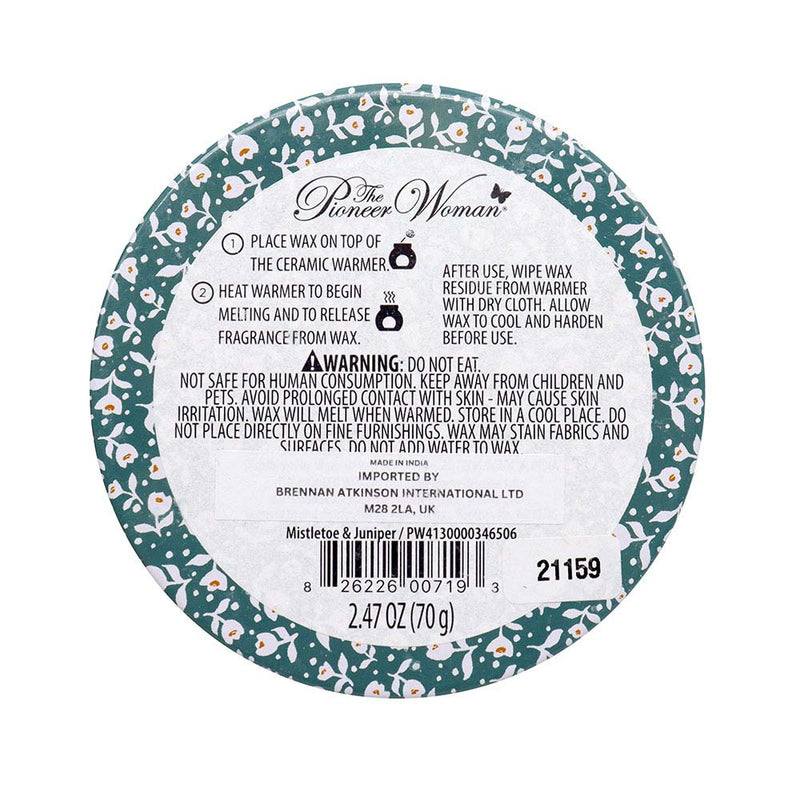 The Pioneer Woman Figural Wax Melts Mistletoe & Juniper