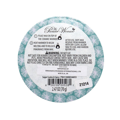 The Pioneer Woman Figural Wax Melts Sugar Cookie & Spice