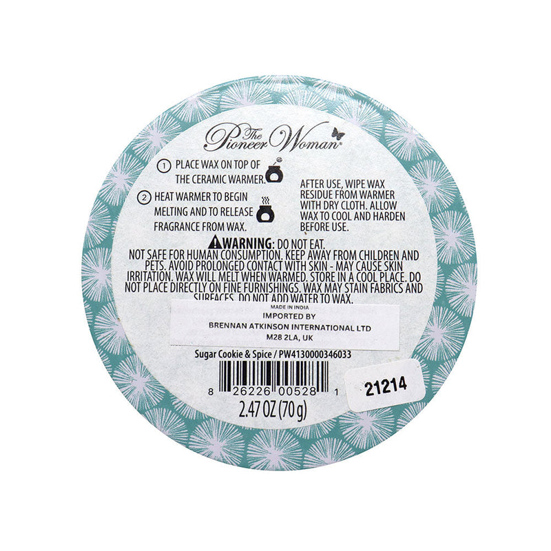 The Pioneer Woman Figural Wax Melts Sugar Cookie & Spice